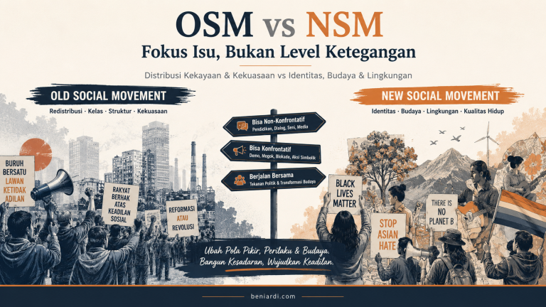 Gerakan Sosial: NSM vs OSM, Tensi Tinggi vs Rendah